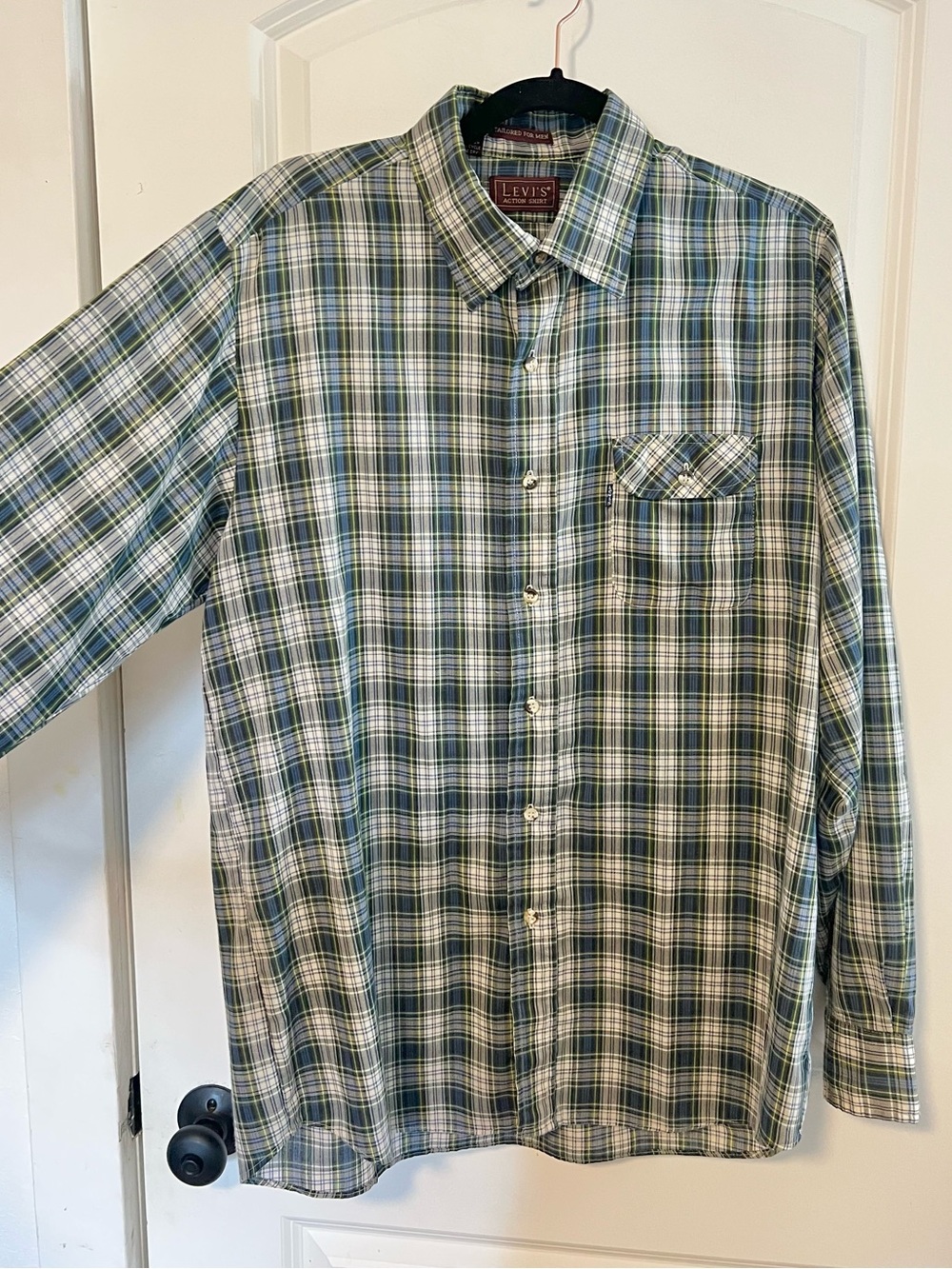 VNTG Levi’s 70s/80s Action Shirt Button Down Plaid